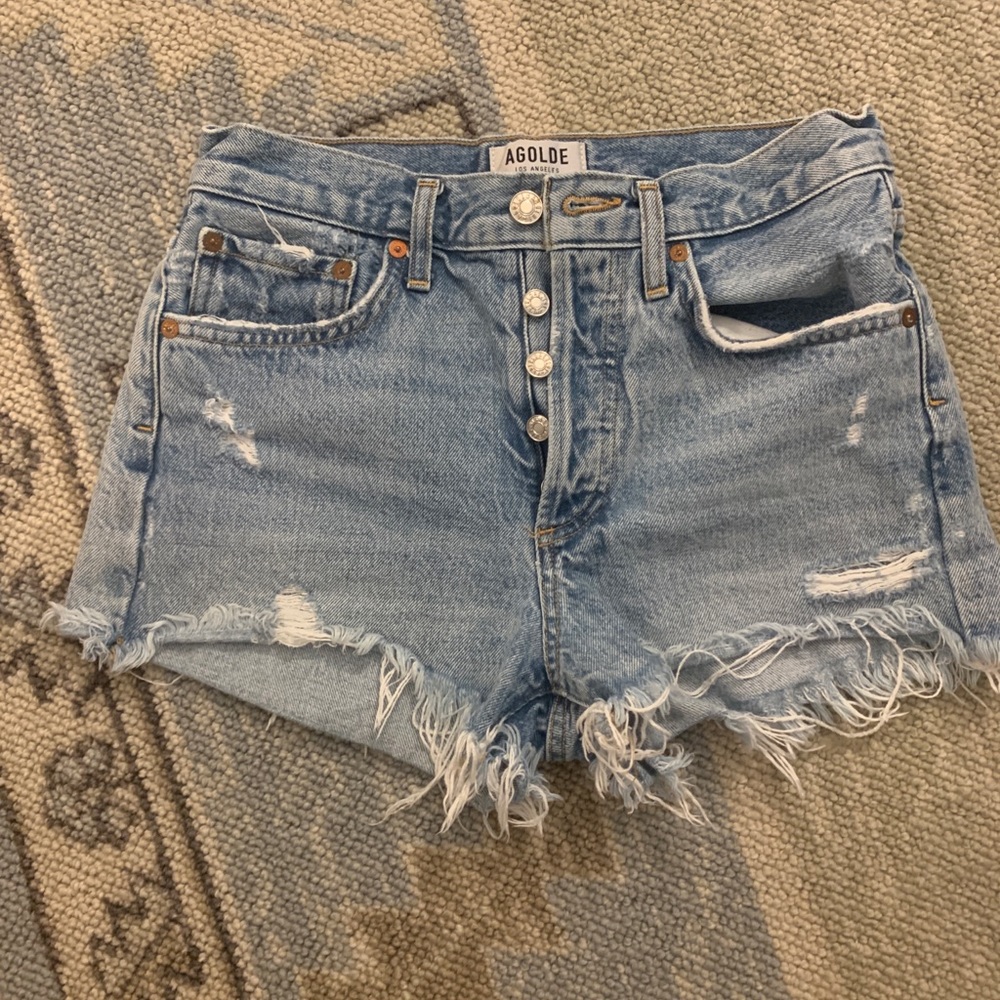 AGOLDE denim shorts